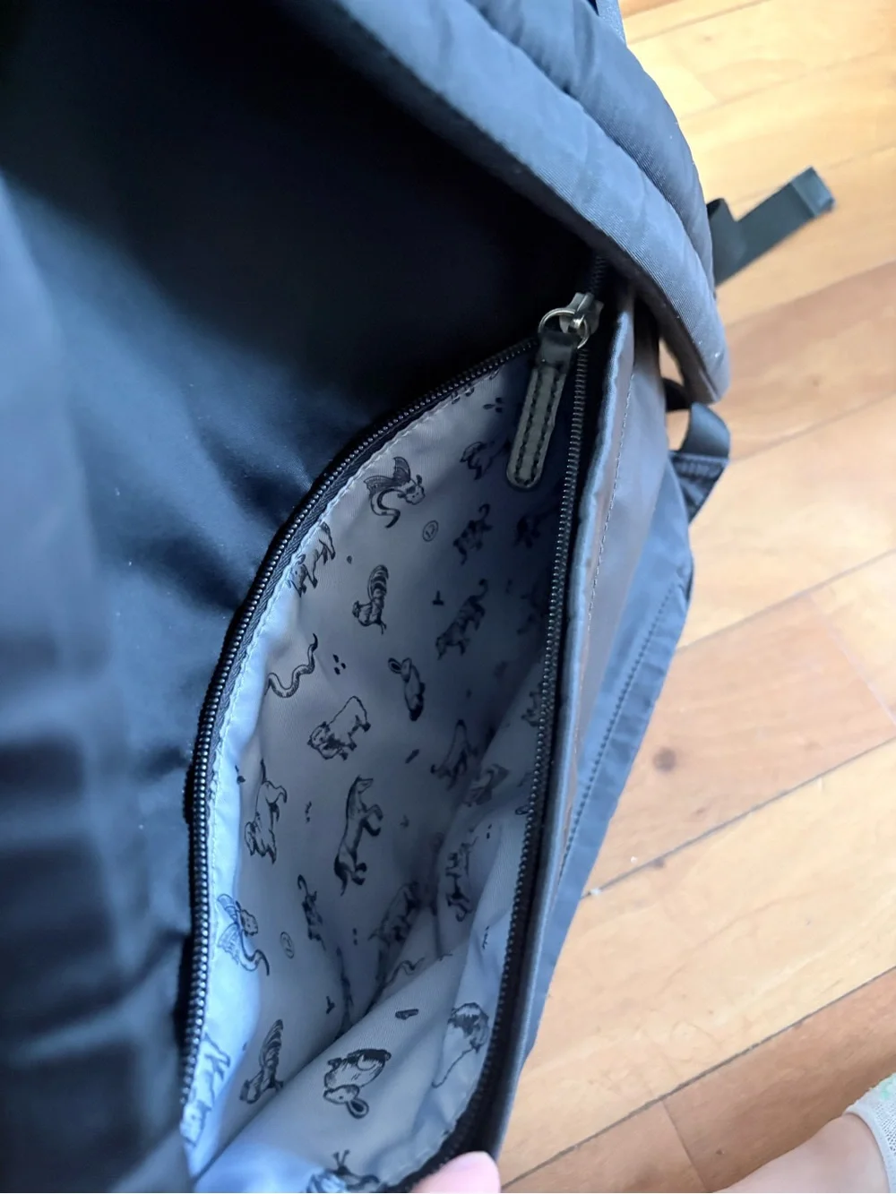TWELVElittle Black Nylon Everyday Baby Backpack